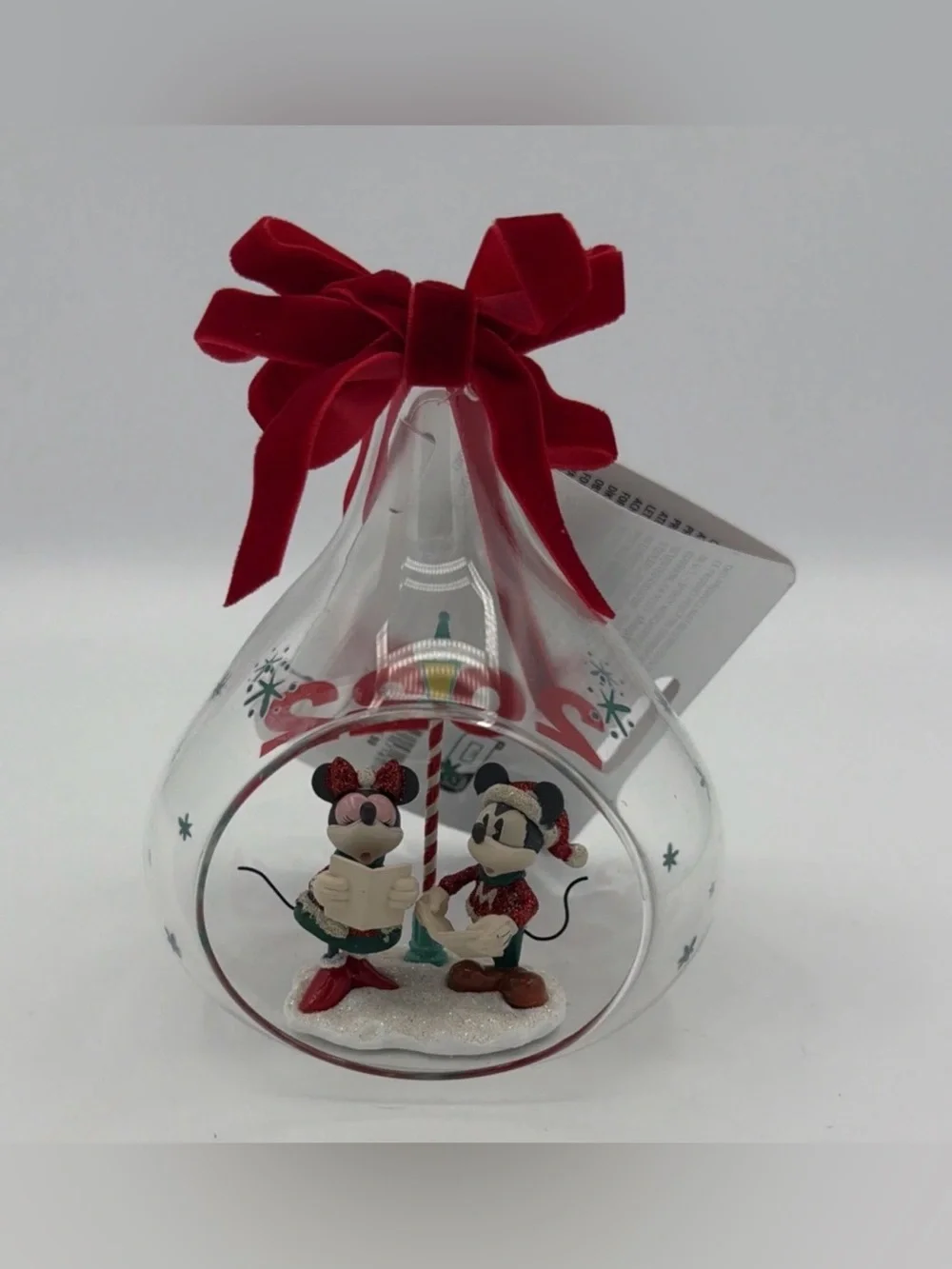 Disney Minnie & Mickey Holiday Figural Holiday Sketchbook Ornament 2022